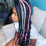 7-10yrs (Large/Medium   knotless/Box Braids)