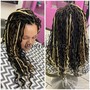 Med feeder braids to the back