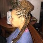 Kids short hair Braids ( 4in or les)