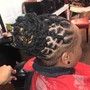 Kids short hair Braids ( 4in or les)