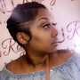 Relaxed Hair Wash Style