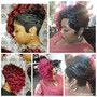 Pixie short  quick weave