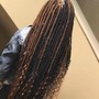 Distressed Mid Back Goddess Locs