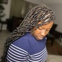 Layered feed in  braids