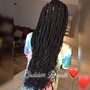 Layered feed in  braids