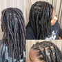 Starter Locs with sides shaved