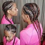 No cornrows crochet box braids