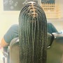 Cornrows ponytail