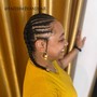 Own Hair Cornrows