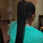 Knotless Box Braids middium bra length