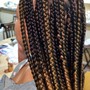 Knotless Box Braids middium bra length