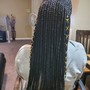 Knotless Box Braids middium bra length