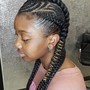 Small/med. box braids