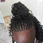 Sew In with braids in the front