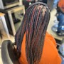 Medium box braids