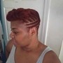 Natural  Updo/Braid/Twist Style with Natural Hair