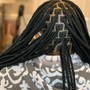 Knotless Box Braids SM/MED + CURLS