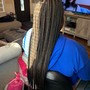 Knotless Box Braids SM/MED + CURLS