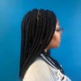 Braids Takedown on Natural hair