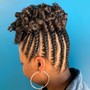 Braids Takedown on Natural hair