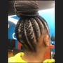 Braids Takedown on Natural hair