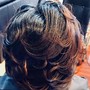 Bridal Elegance Pin Up w Pincurls