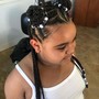 Kid's Braids w/ HAIR ADDED