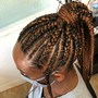 Braided Ponytail - Medium Braids