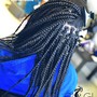 Med Knotless Box Braids