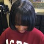 Short cut and styled (cut included)