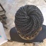 Large knotless twist