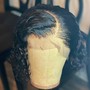 Closure wig install