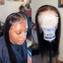 Sleek Ponytail for Relaxed Hair