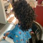 Natural hairstyle on natural hair