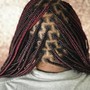 Tribal braids/knotless