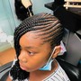 Kid's cornrow (braided up)