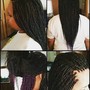 Kids Large Knotless Braids (mid back)7 &amp; under