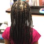 Large Knotless Box Braids-Midback