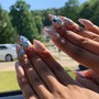 Custom acrylic nails