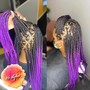 Smedium Knotless Box Braids-Mid Back