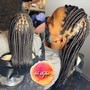 Smedium Boho Length Knotless Braids