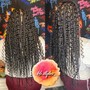 Medium Knotless Box Braids-Mid Back