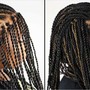 3 ways part crochet braids/model