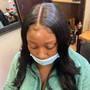 Ponytail (relaxed hair) wet mold