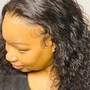 Quick weave lace closure