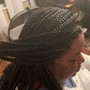 Large Knotless Braids