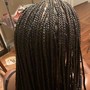 Large Knotless Braids