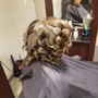 Clip ins with braid down