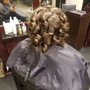 Clip ins with braid down