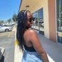 Medium box braids